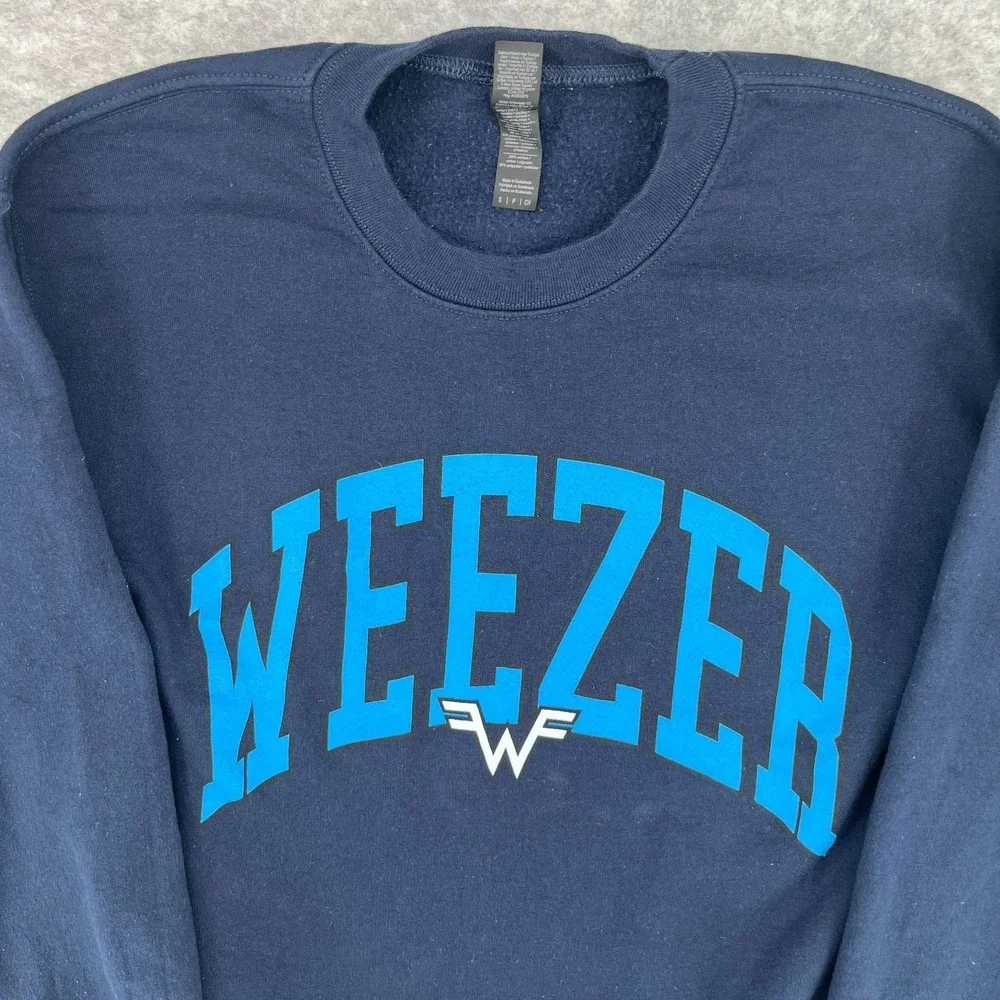 Weezer '24 Voyage to the Blue Planet Tour Official Crewneck Sweater Adult Small